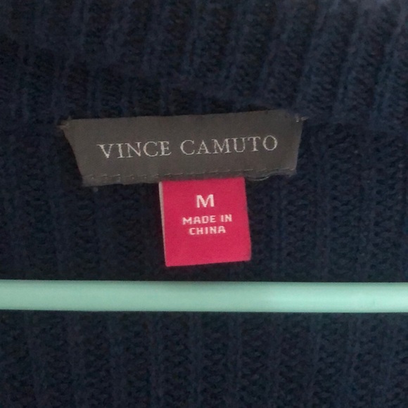Navy blue knitted sweater (Vince Camuto) - Picture 4 of 4